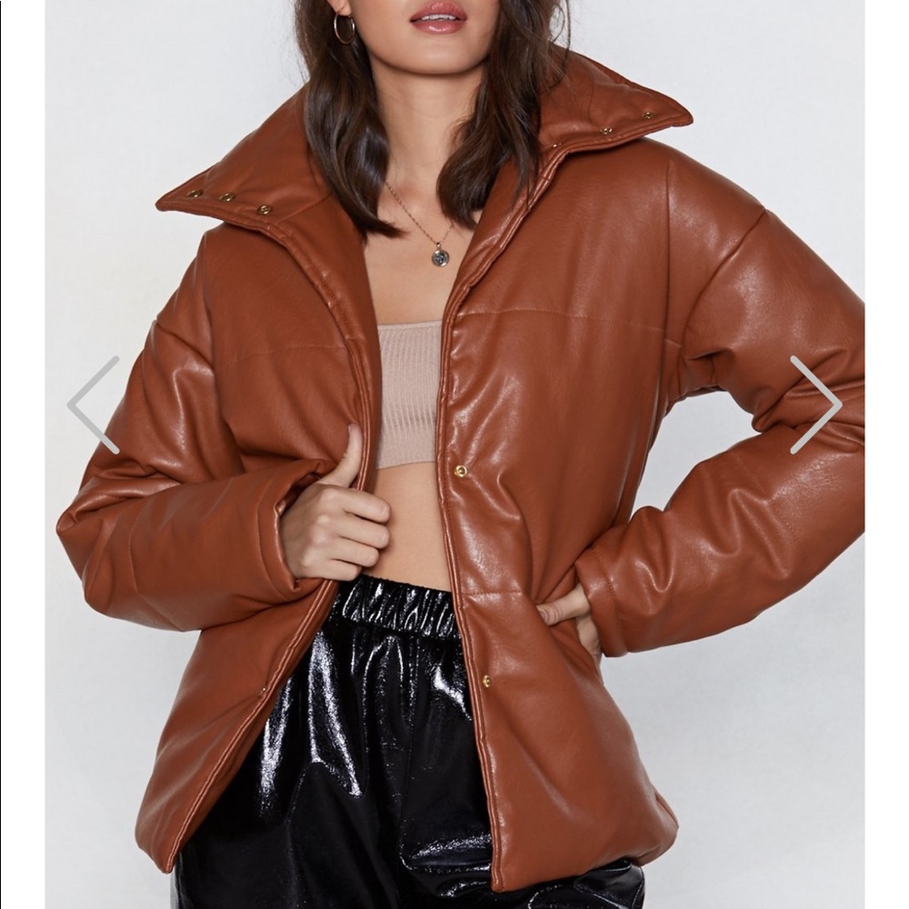 Tan Puffer Coat
